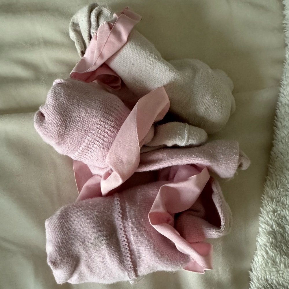 Girls princess flutter ruffle tall leg socks